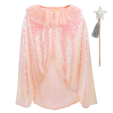 Pink Sequin Witch Cape
