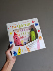 The crayons 2 Book set with Finger Puppets