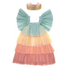 Ruffle Rainbow dress