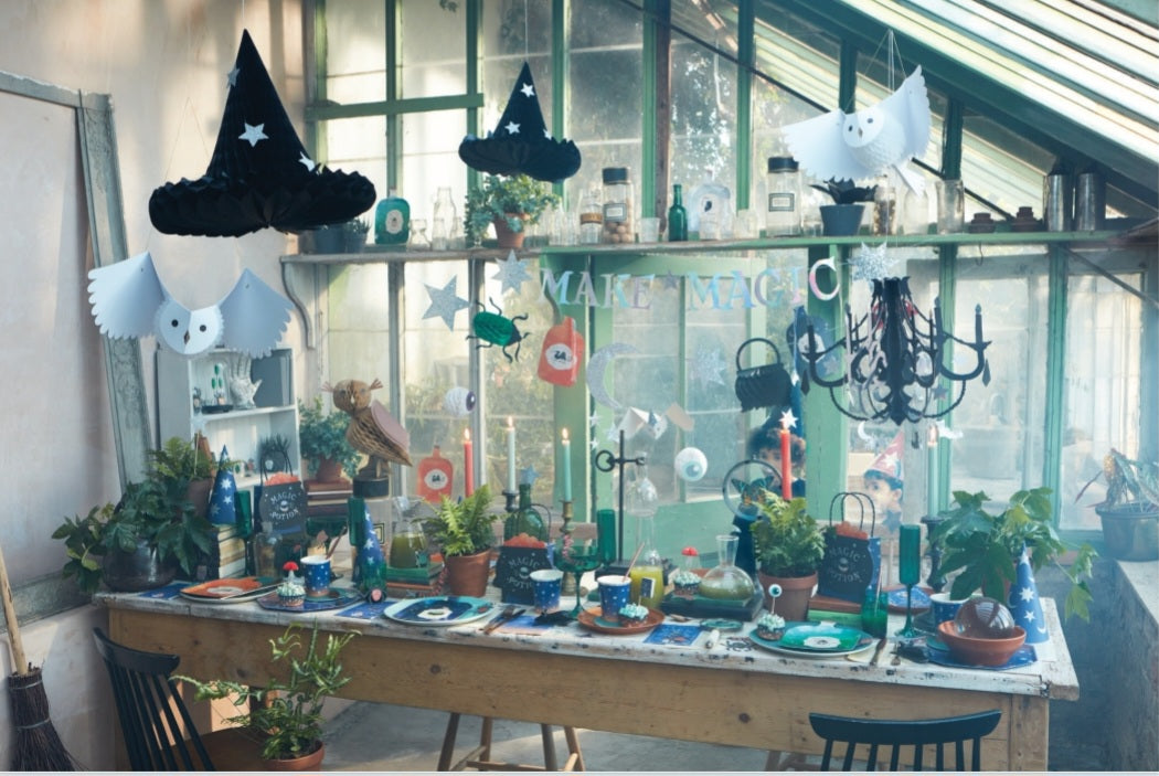 Three Honeycomb Owls